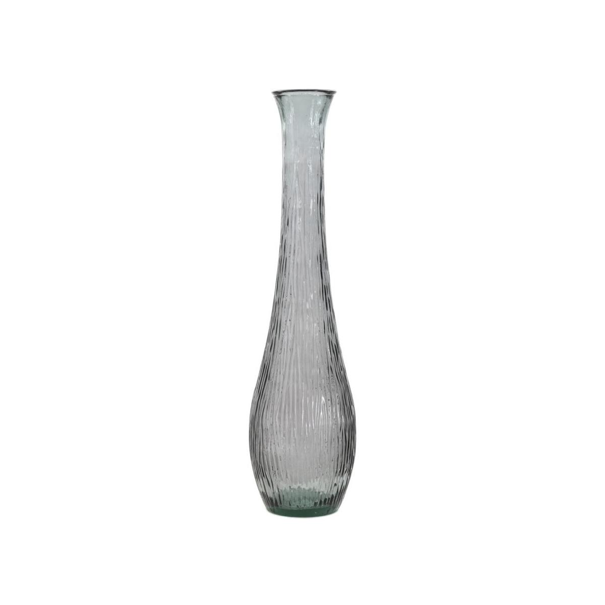 Vaso jarron arabe vetro riciclato fumo made in spain