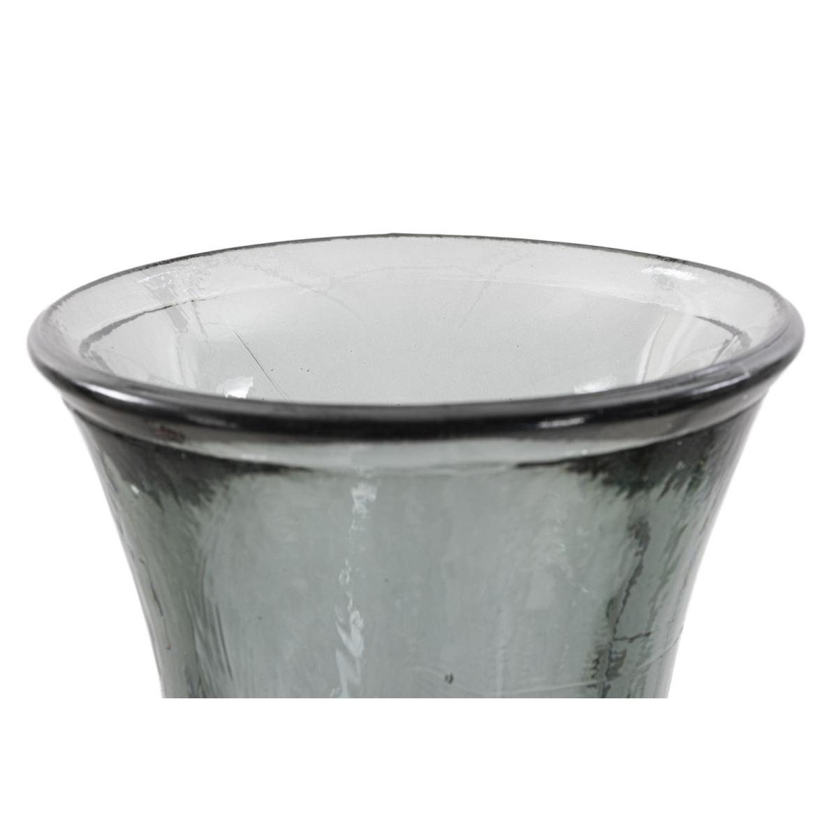 Vaso jarron arabe vetro riciclato fumo made in spain