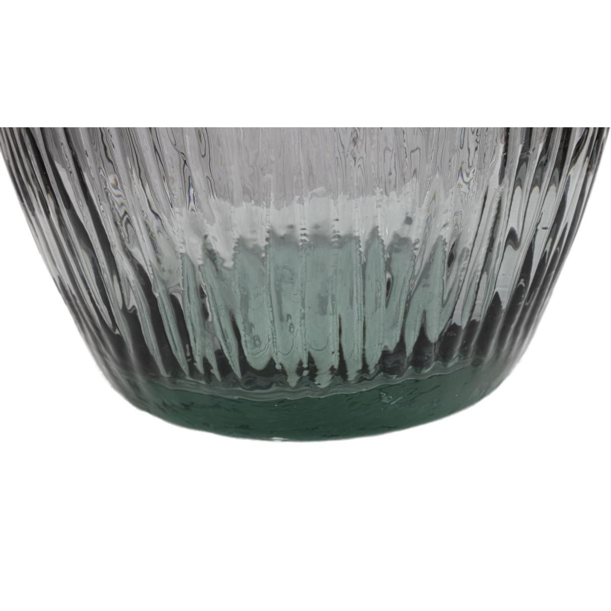 Vaso jarron arabe vetro riciclato fumo made in spain