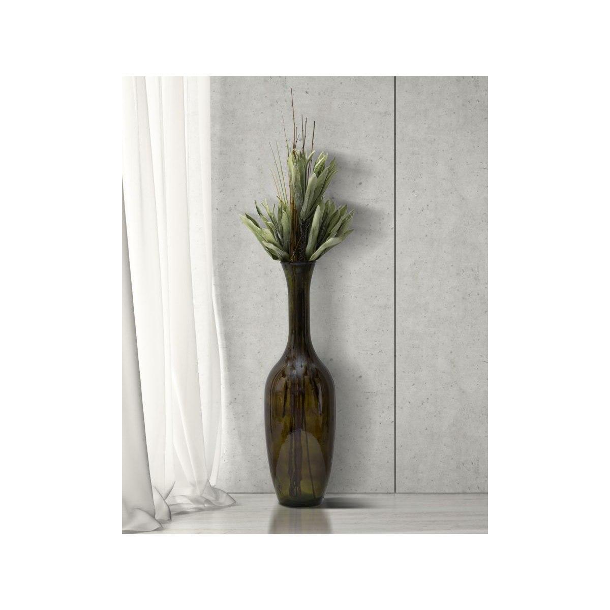 Vaso jarron vetro riciclato green made in spain