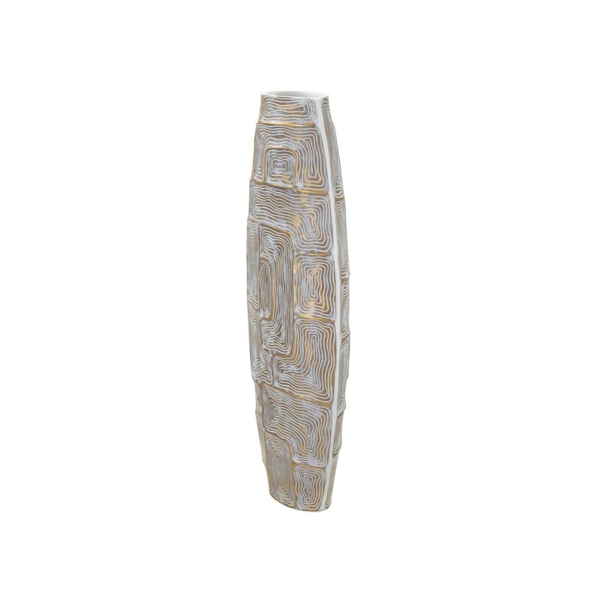 Vaso resina eclips tower 24 x 11,5 x 59,5 cm