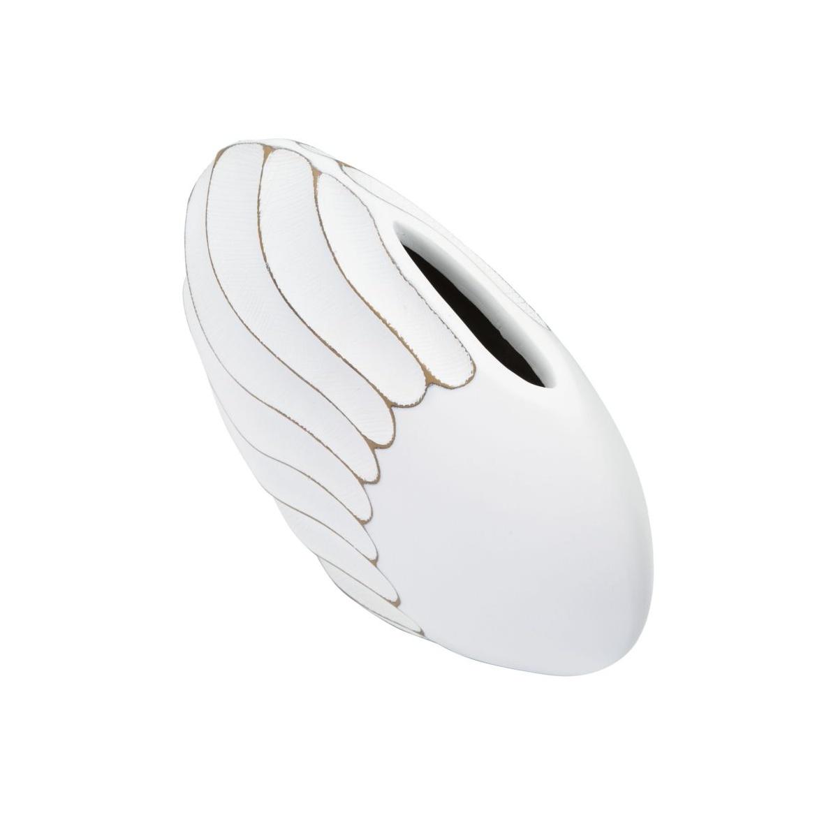 Vaso resina lines 34 x 11,5 x 24,5 cm