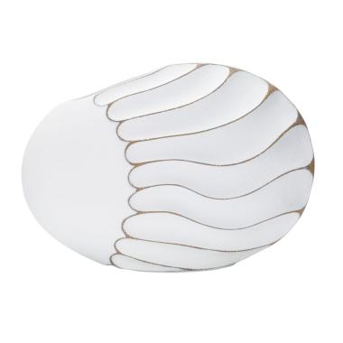 Vaso resina lines 34 x 11,5 x 24,5 cm