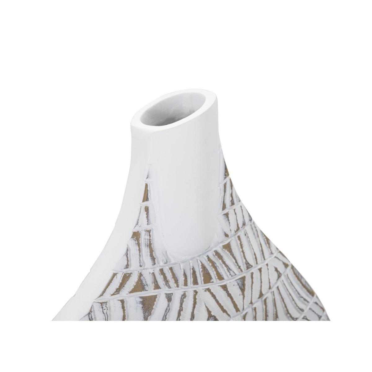 Vaso resina nairobi 30,5 x 11,5 x 46,5 cm