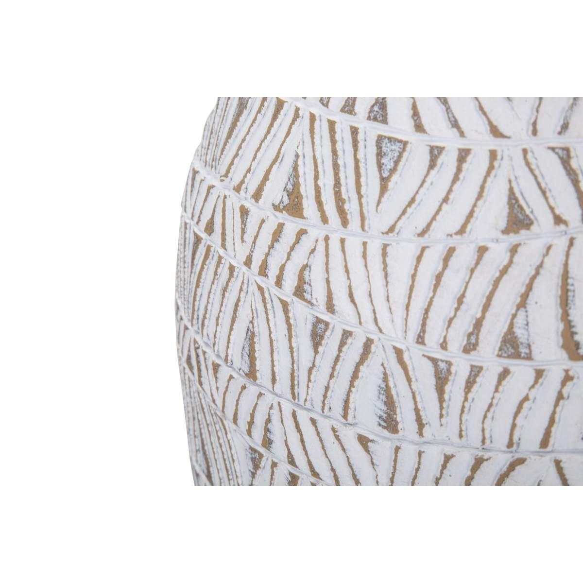 Vaso resina nairobi 30,5 x 11,5 x 46,5 cm