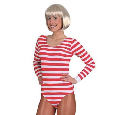 Body righe bianco rosso