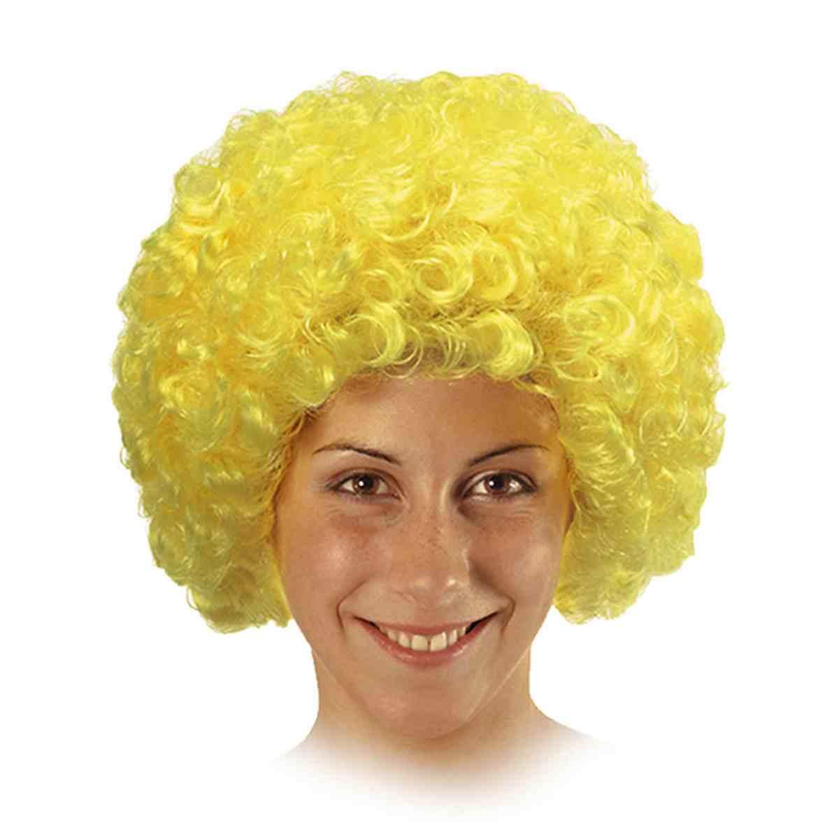 Parrucca clown gialla gr