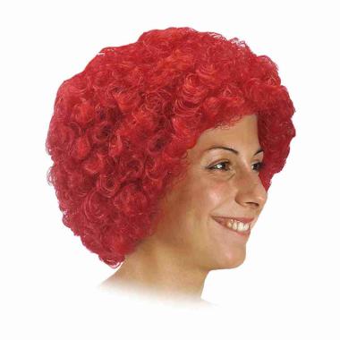 Parrucca clown rossa