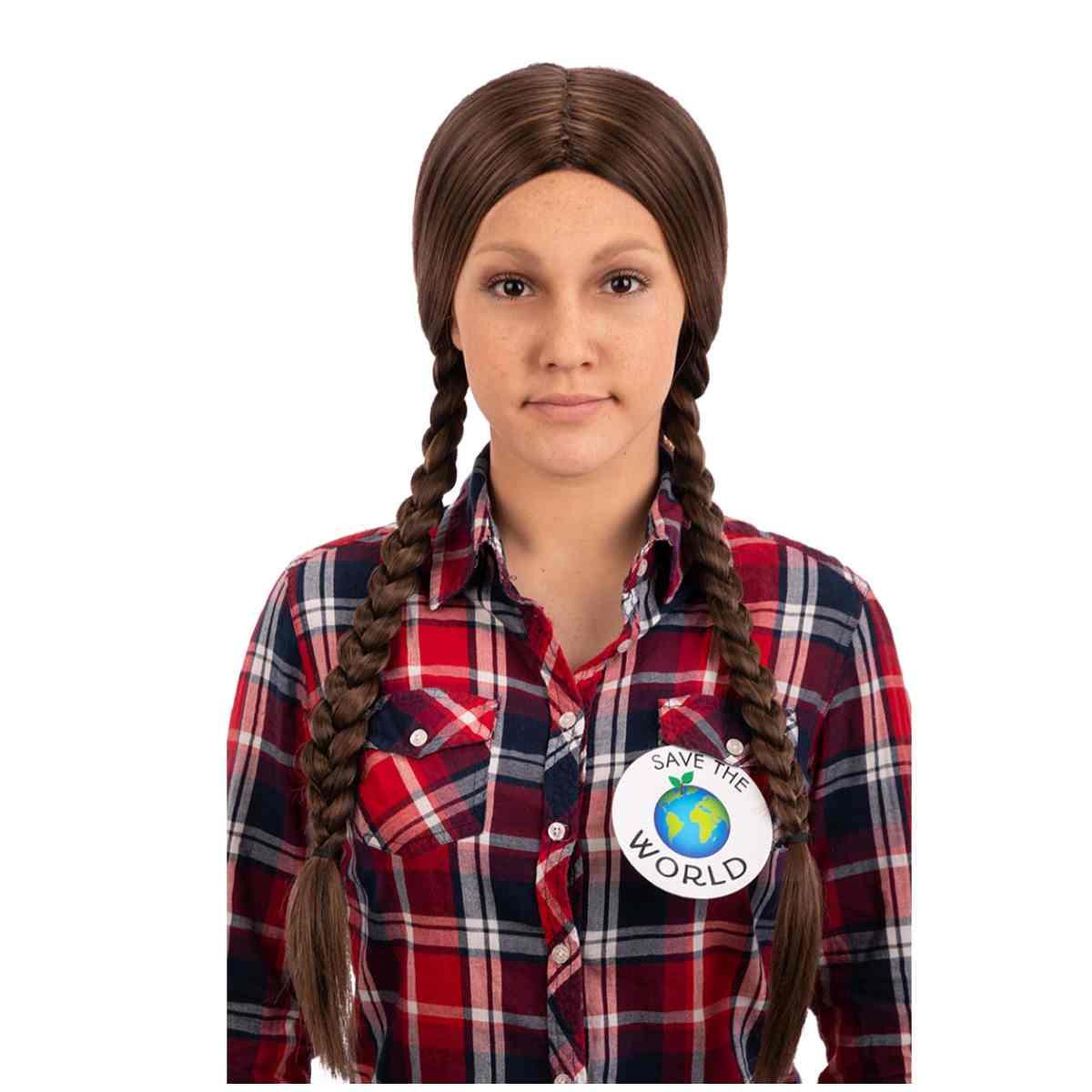 Parrucca greta thunberg