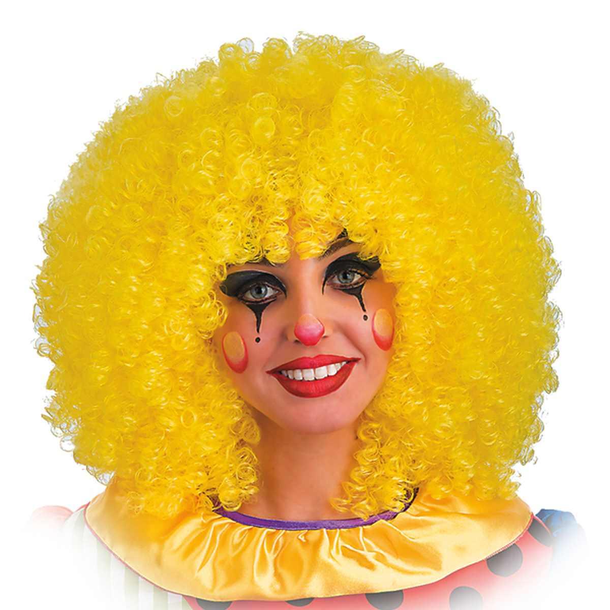 Parrucca clown gialla gr