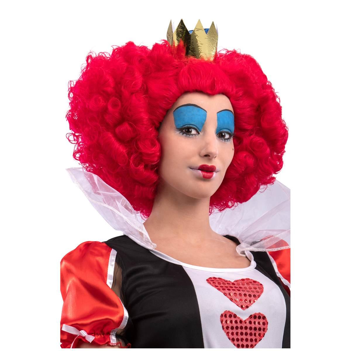 Parrucca regina di cuori rossa