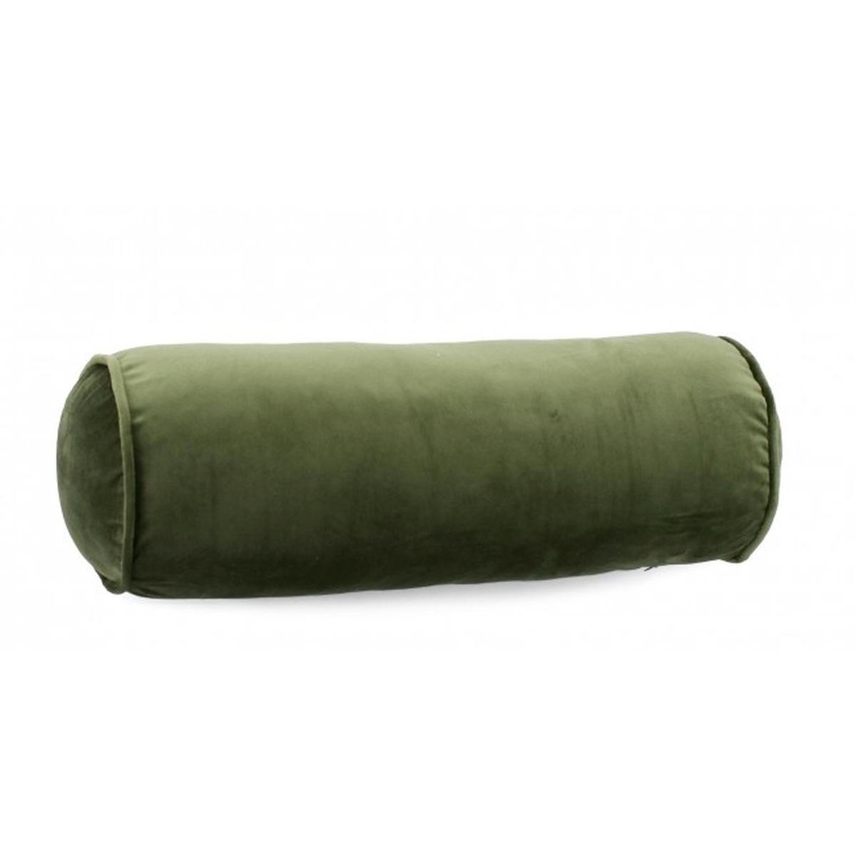 Cuscino arredo artemis cilindro verde oliva