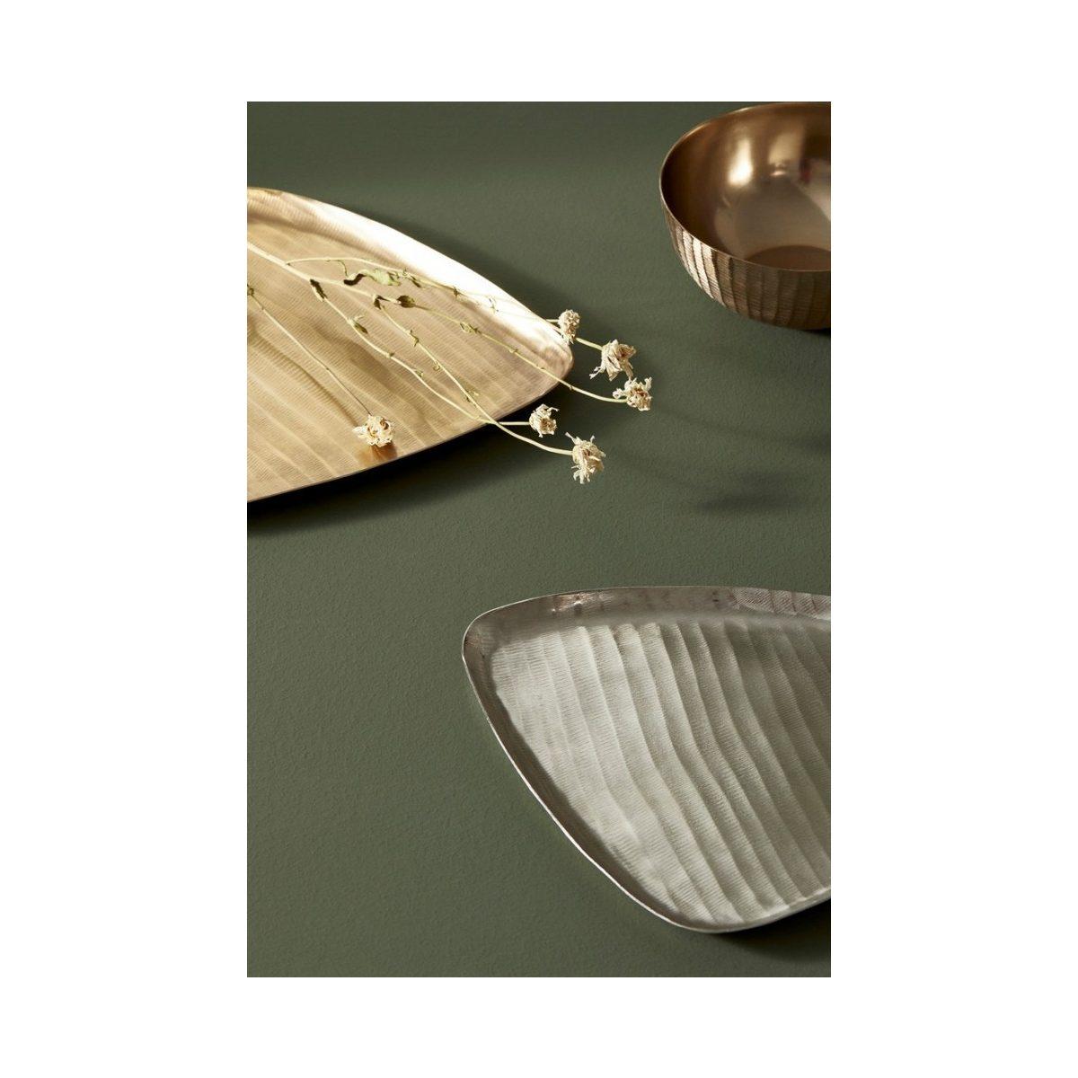 Vassoio decorativo chisel argento 30 x 28 cm