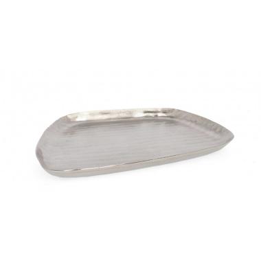 Vassoio decorativo chisel argento 30 x 28 cm