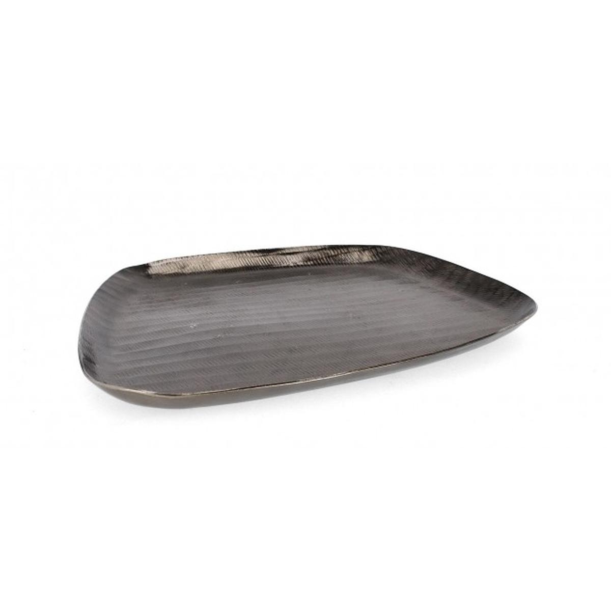 Vassoio decorativo chisel antracit 30 x 28 cm