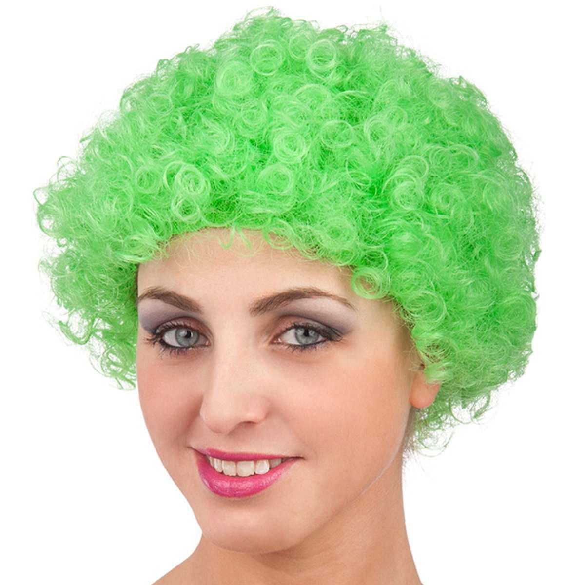 Parrucca clown verde gr