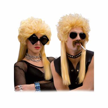 Parrucca bionda punk rock