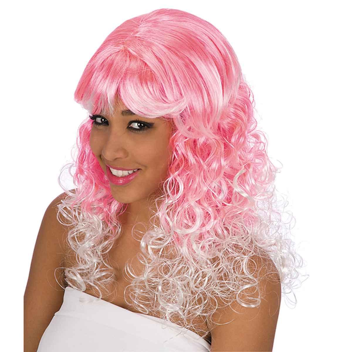 Parrucca candy rosa