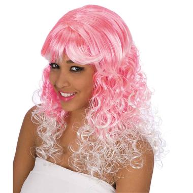 Parrucca candy rosa