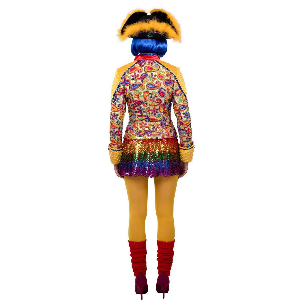 Giacca paillettes patchwork multicolor
