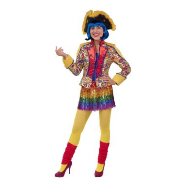 Giacca paillettes patchwork multicolor