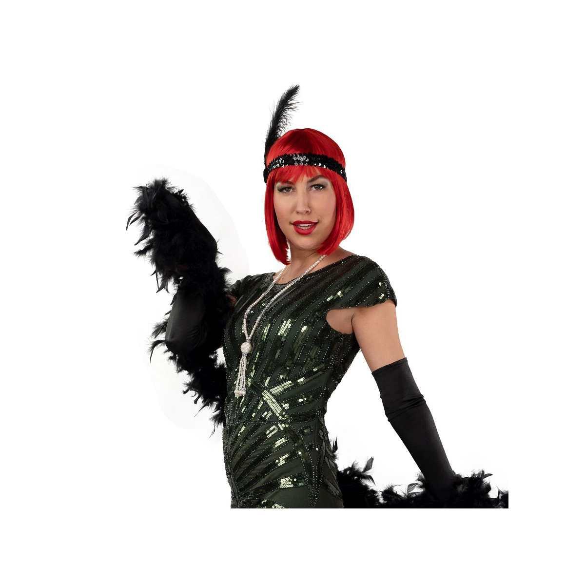 Costume charleston anni 20 paillettes lungo verde