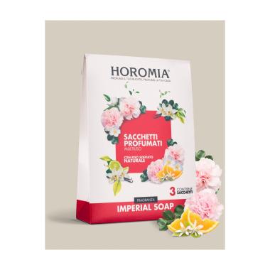 Sacchetti profumati horomia imperial soap multiuso Set 3 pz