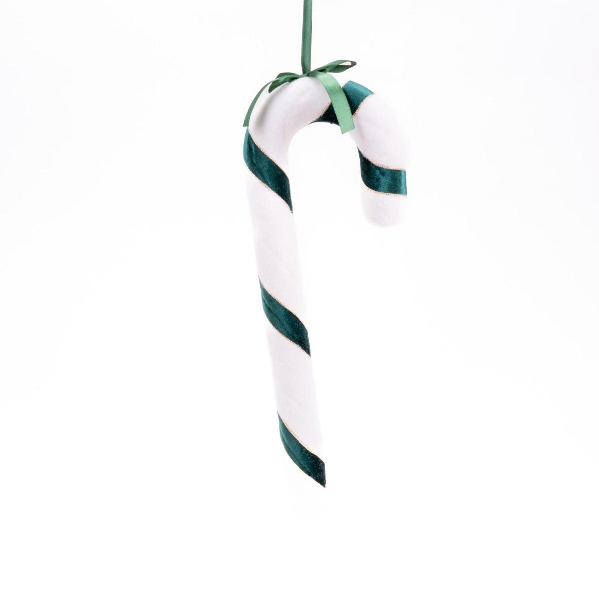Decorazione natalizia bastoncino candy verde 34 cm