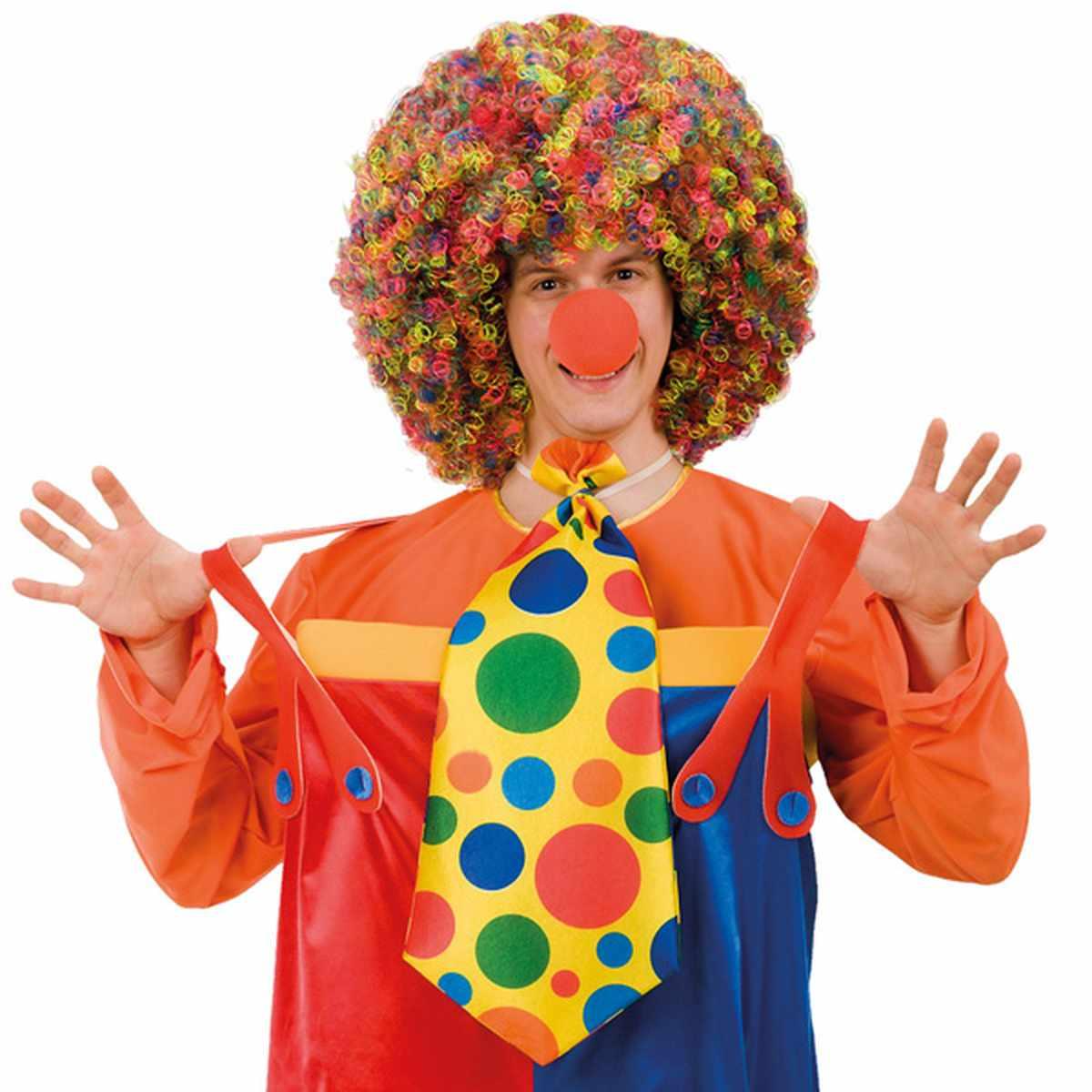 Cravatta clown maxi