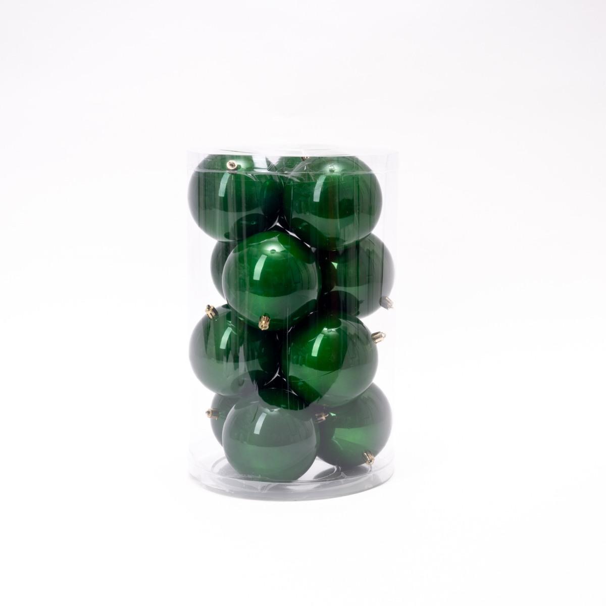 Pallina natalizia verde foresta Set 30 pz