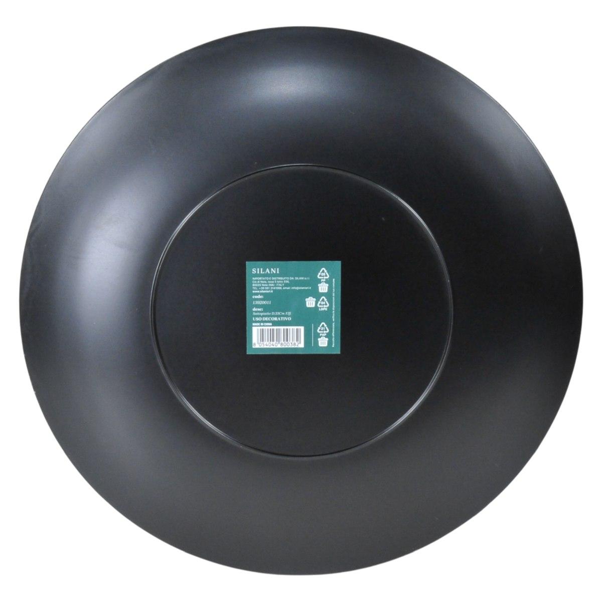 Piatto natalizio pvc 3 elfi Ø 3 cm