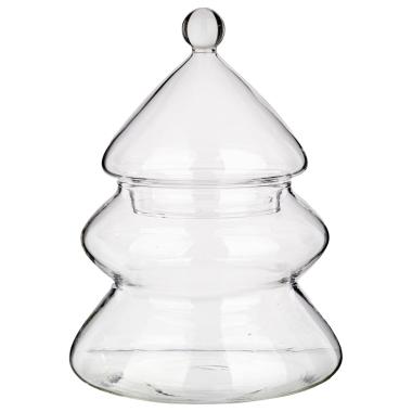 Barattolo vetro albero 22 cm
