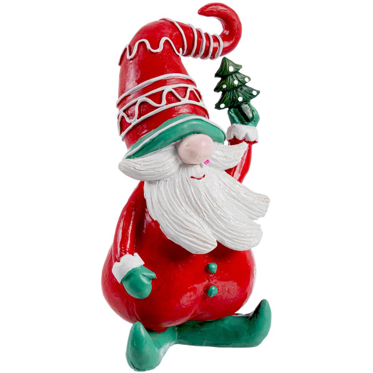 Babbo natale resina 18,5 cm