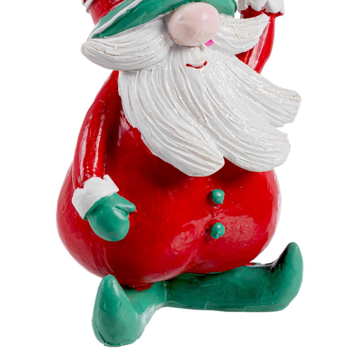 Babbo natale resina 18,5 cm