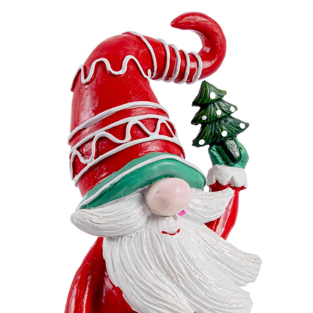 Babbo natale resina 18,5 cm