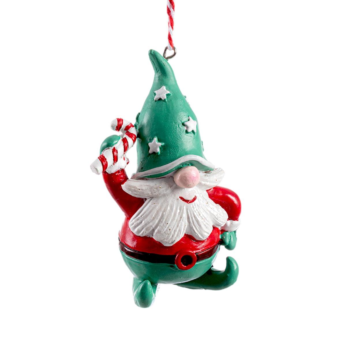 Babbo natale resina candy 9 cm