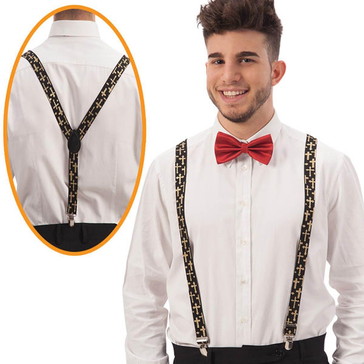 Bretelle nere croci