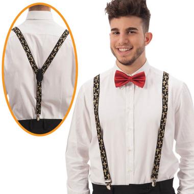 Bretelle nere croci