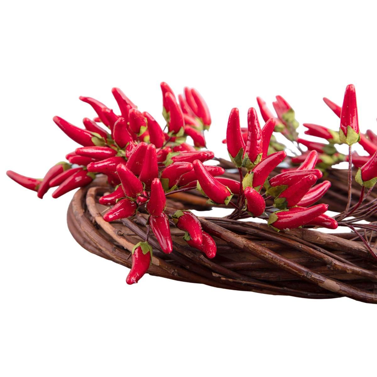 Decorazione verdura artificiale peperoncino Set 12 pz