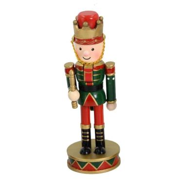 Soldatino schiaccianoci legno asta 20 cm