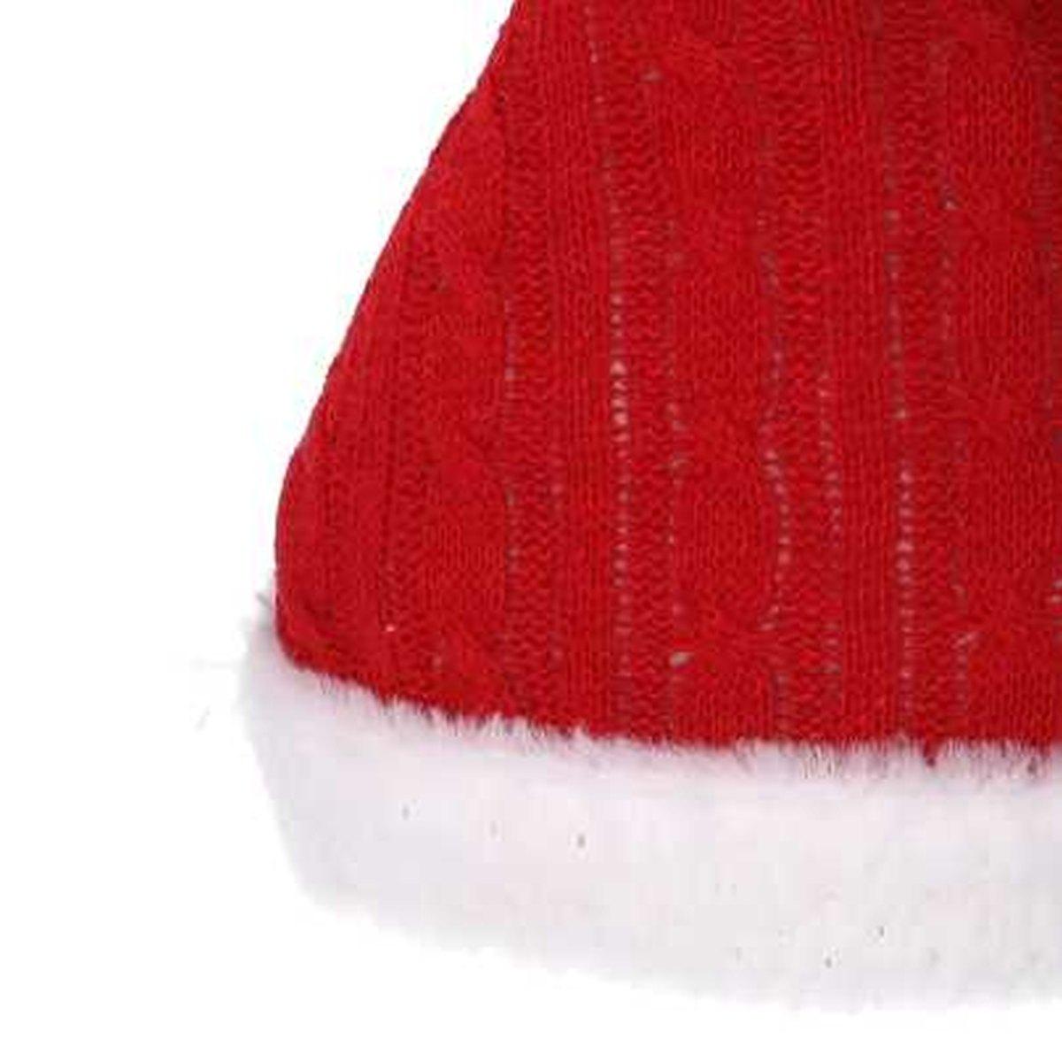 Fermaporta natalizio in tessuto cappello babbo 24 cm