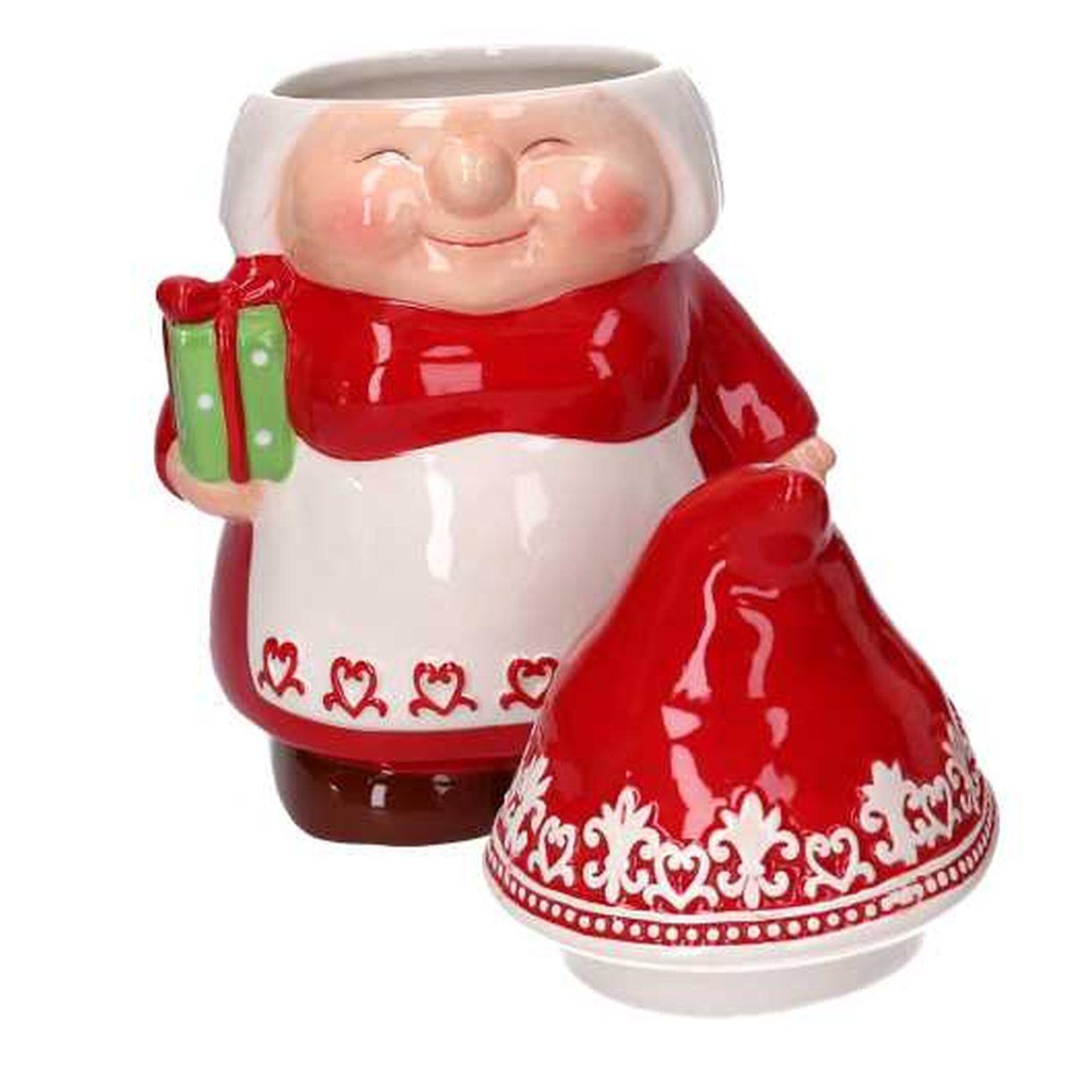 Barattolo natale ceramica gnoma Ø 16 cm