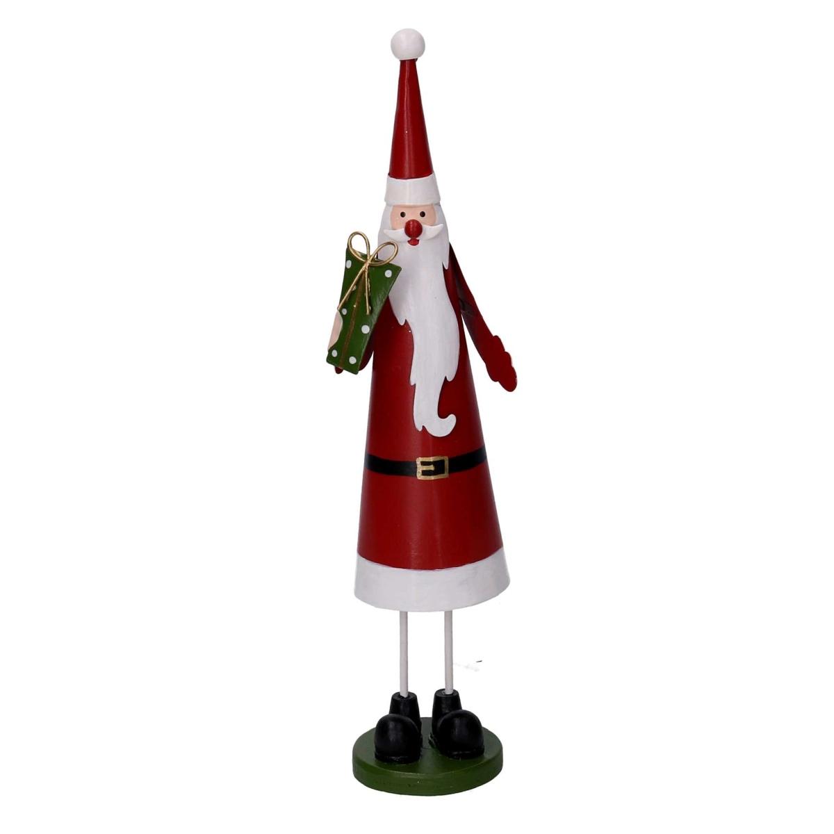 Babbo natale metallo 26,5 cm