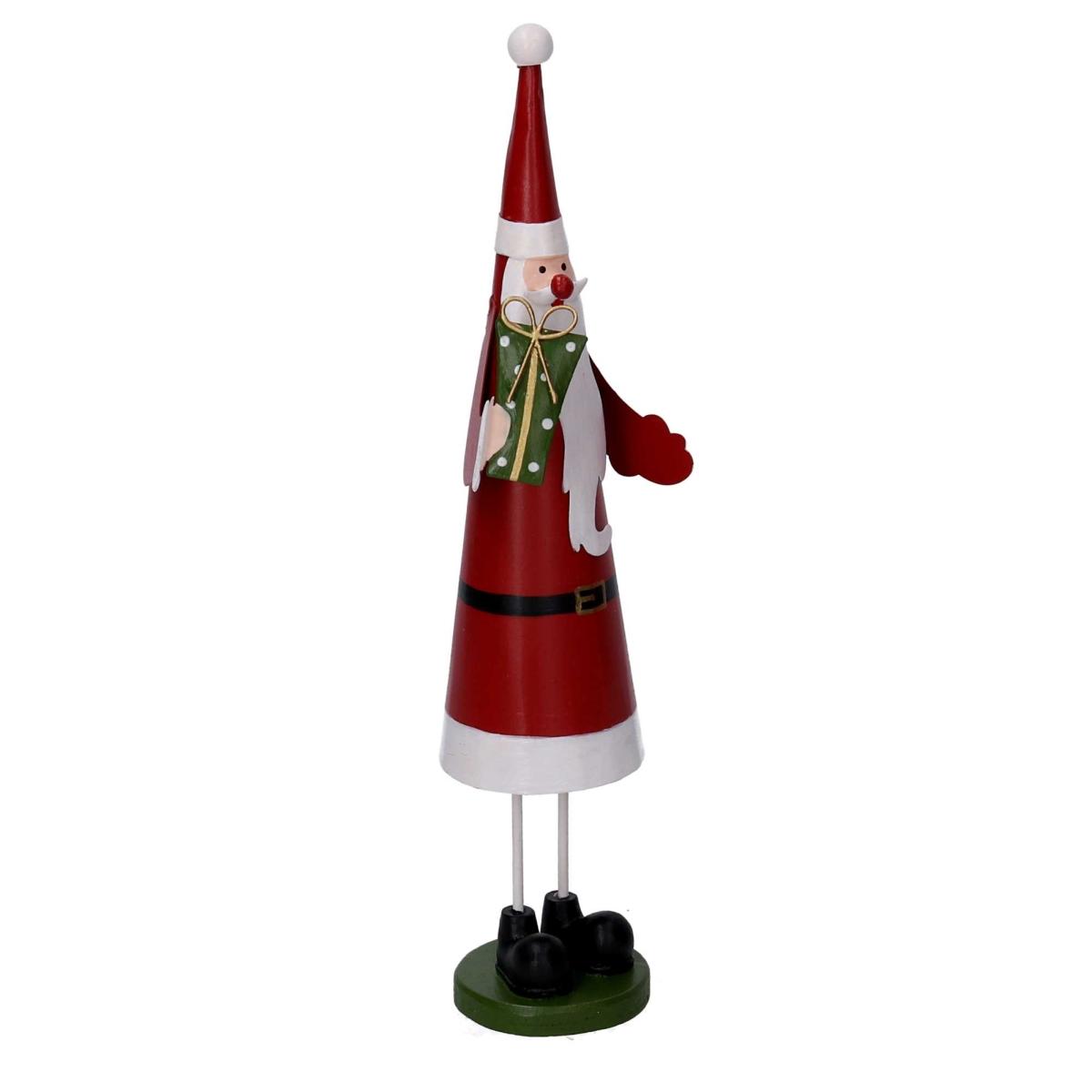 Babbo natale metallo 26,5 cm