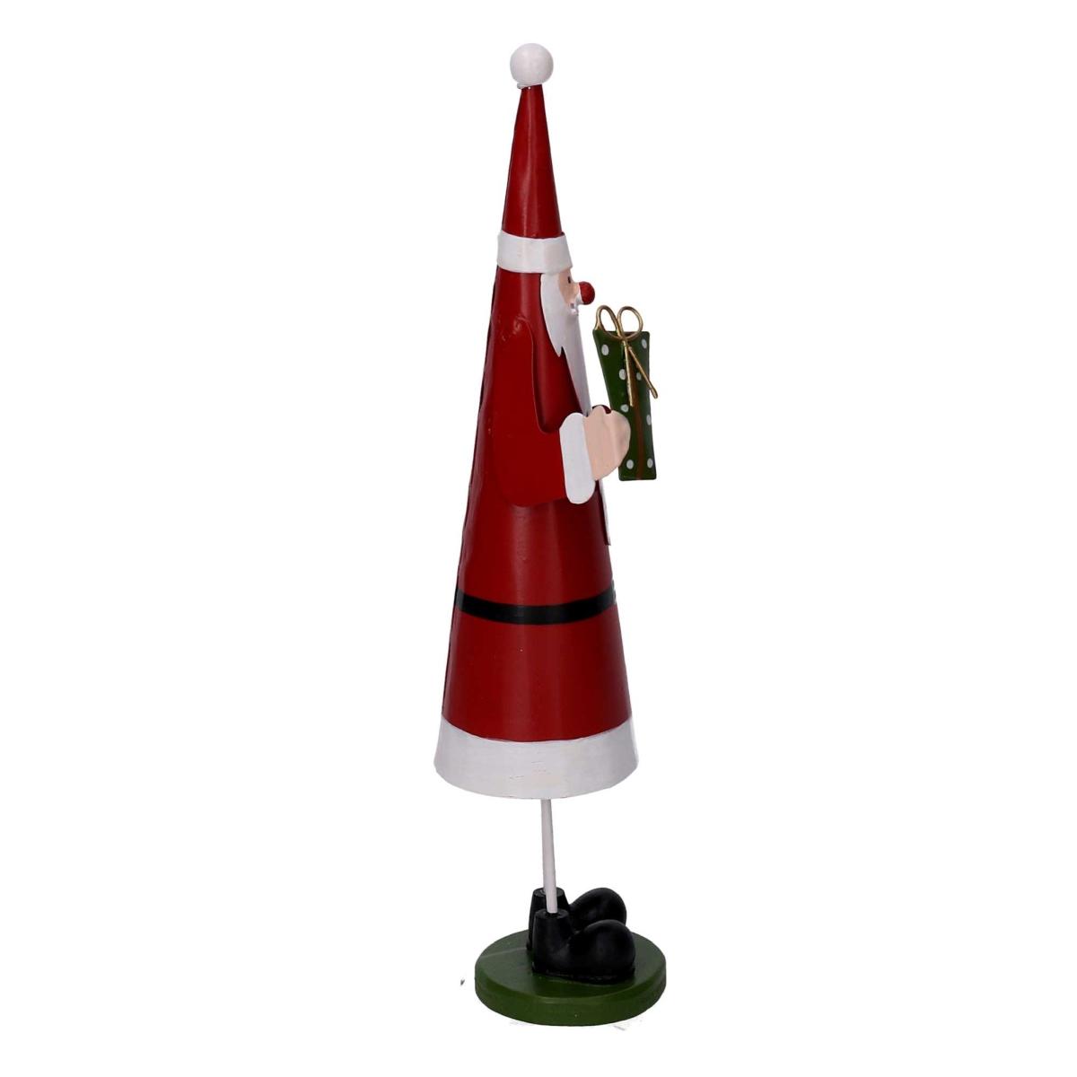 Babbo natale metallo 26,5 cm