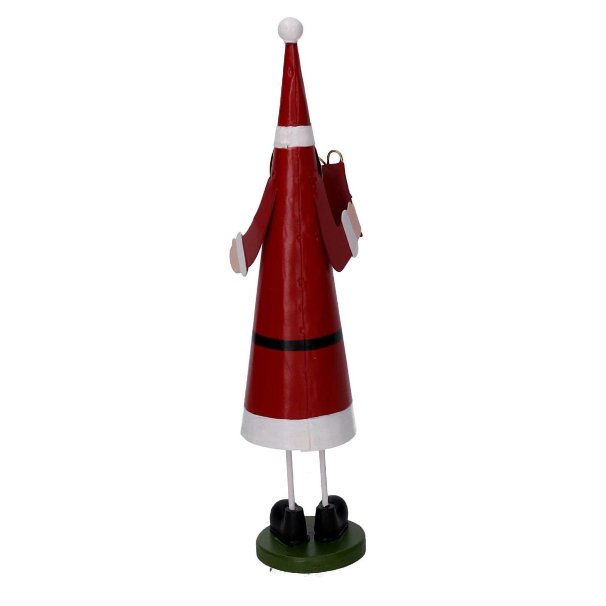 Babbo natale metallo 26,5 cm