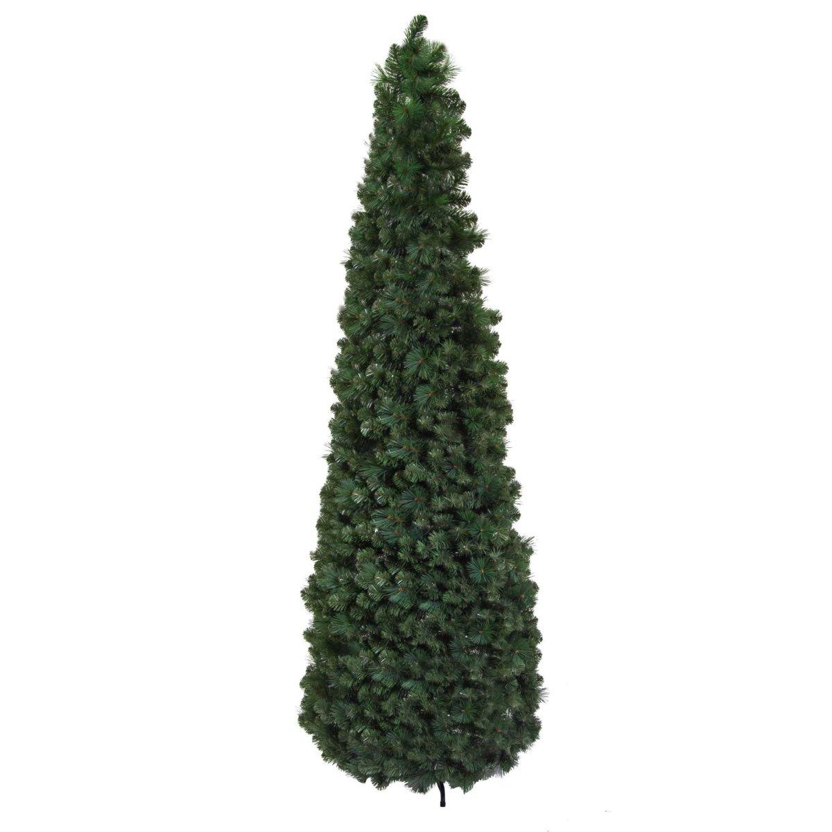Albero di Natale 210 cm verde pop up pieghevole 1013 rami