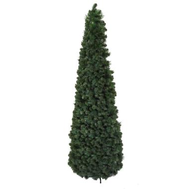 Albero di Natale 210 cm verde pop up pieghevole 1013 rami