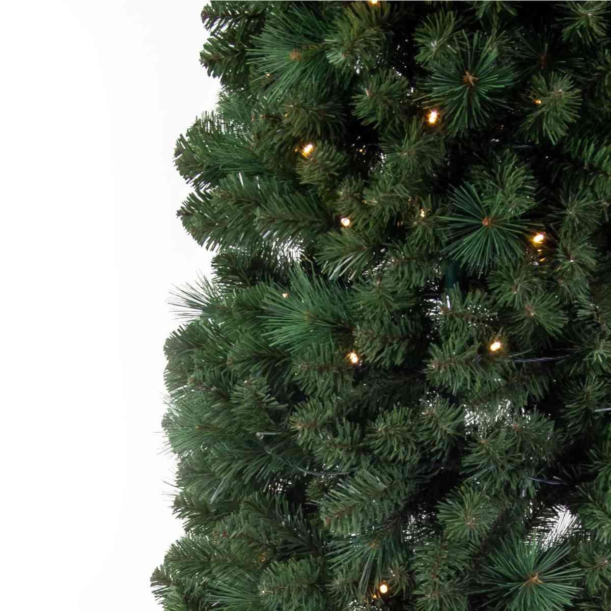 Albero di Natale 210 cm verde pop up pieghevole 1013 led rami