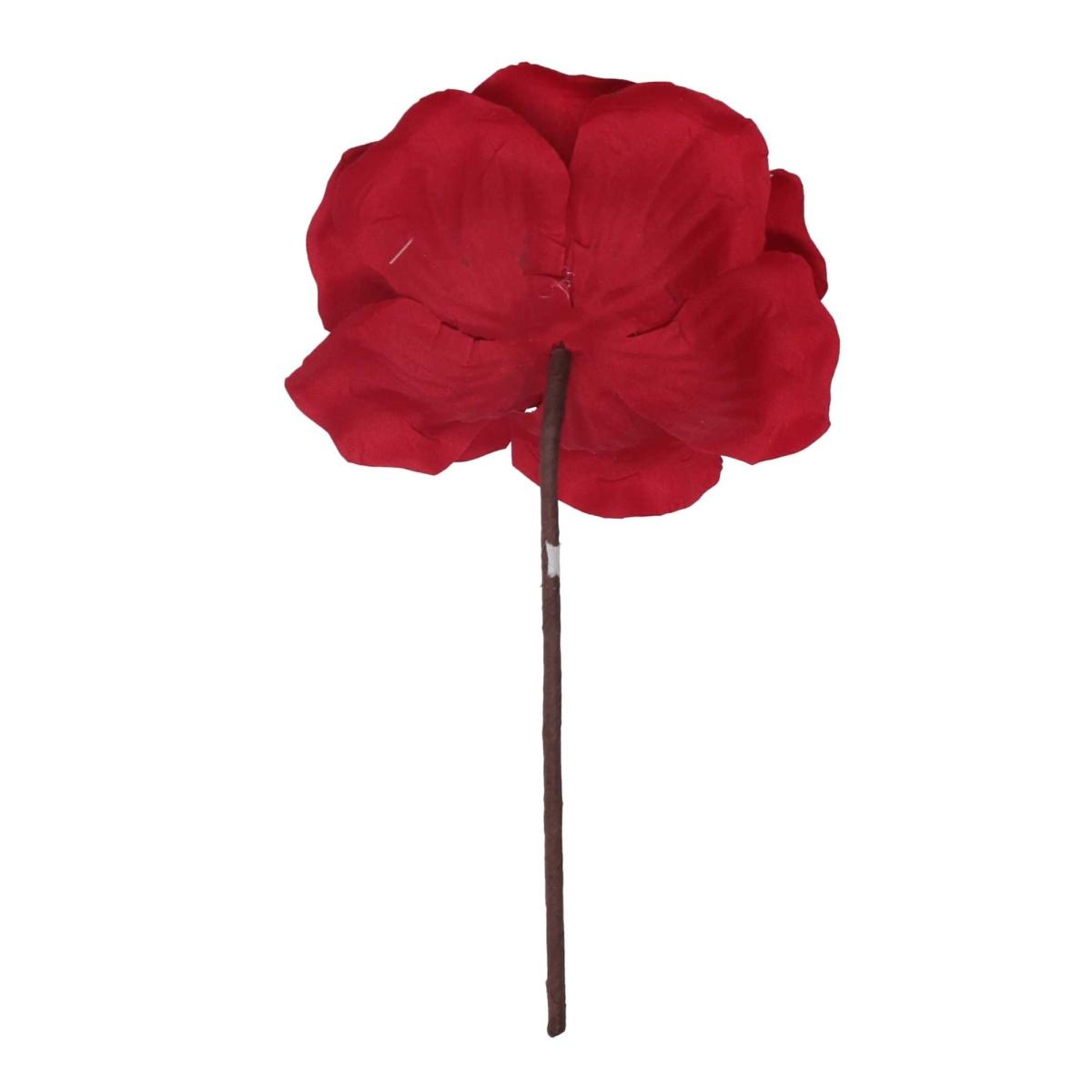 Fiore rosa rossa pvc 14 x 24 cm